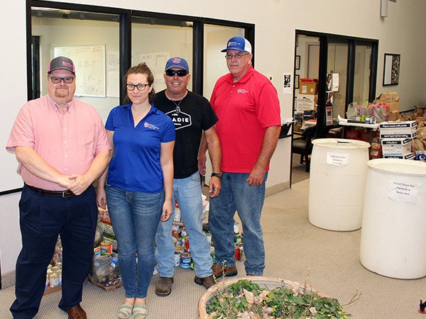 AFPG Monroe Donates Barrels of Food to Help Feed Veterans