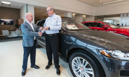 ADI Global Hands Over Keys for a New Jaguar F-Pace to Contest Winner